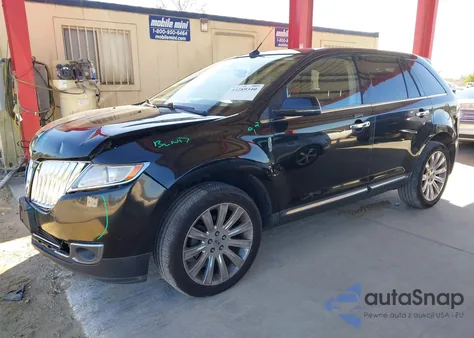 2013 Lincoln Mkx z USA, uszkodzony, nr VIN 2LMDJ8JK8DBL21155